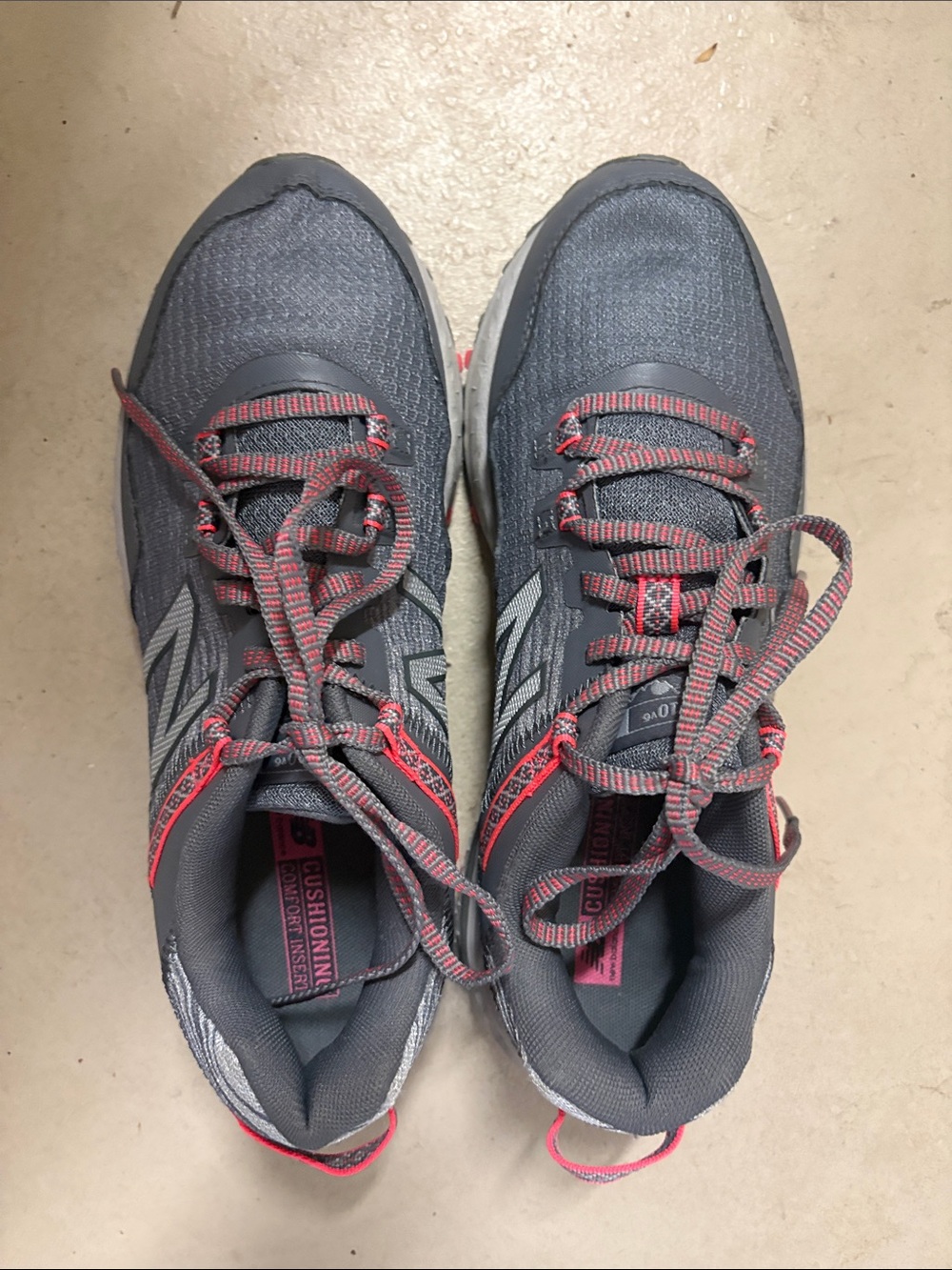 New Balance Gray and Pink Women's Athletic Shoes